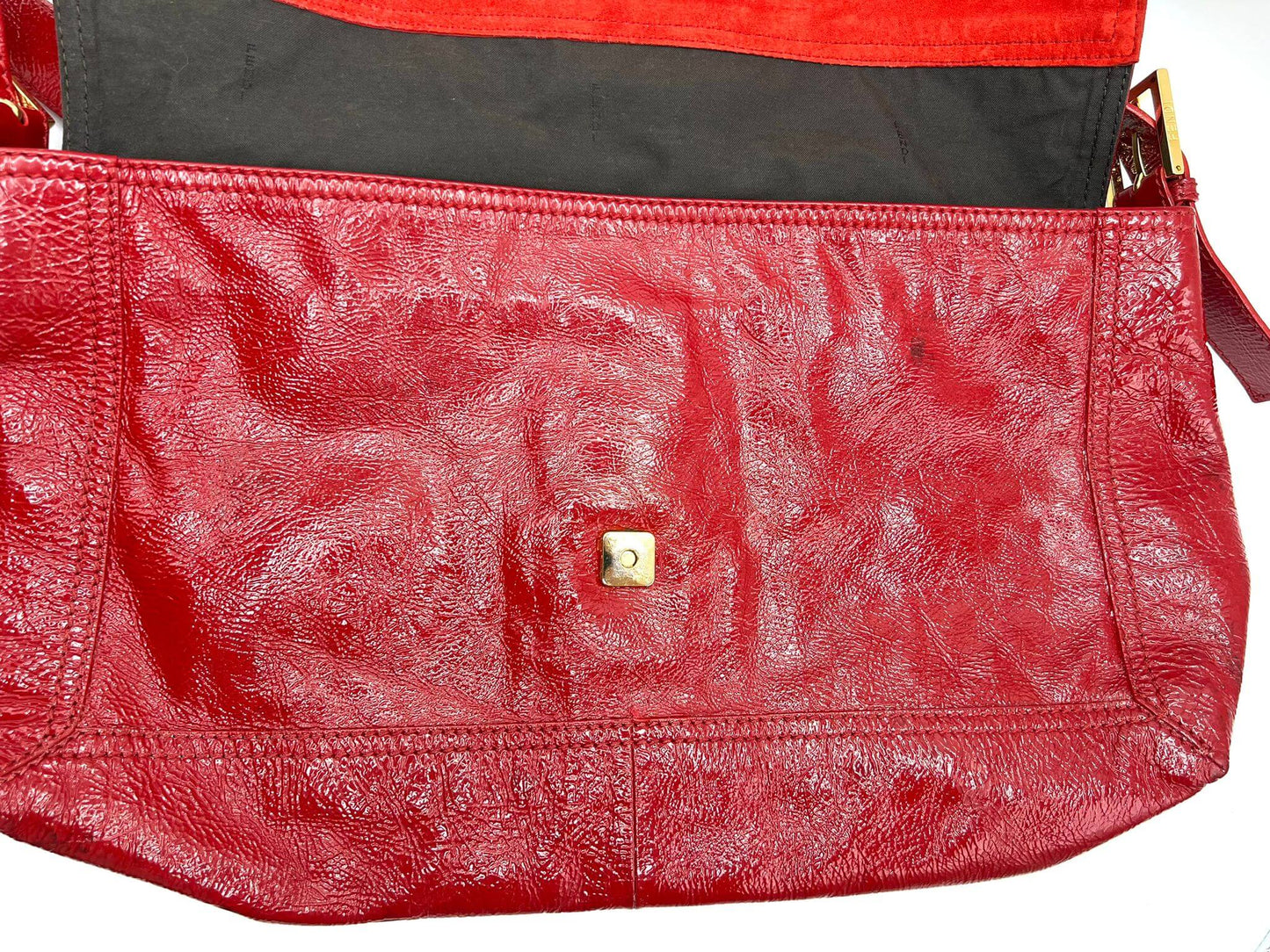 Bolso segunda mano Jumbo baguette de Fendi rojo