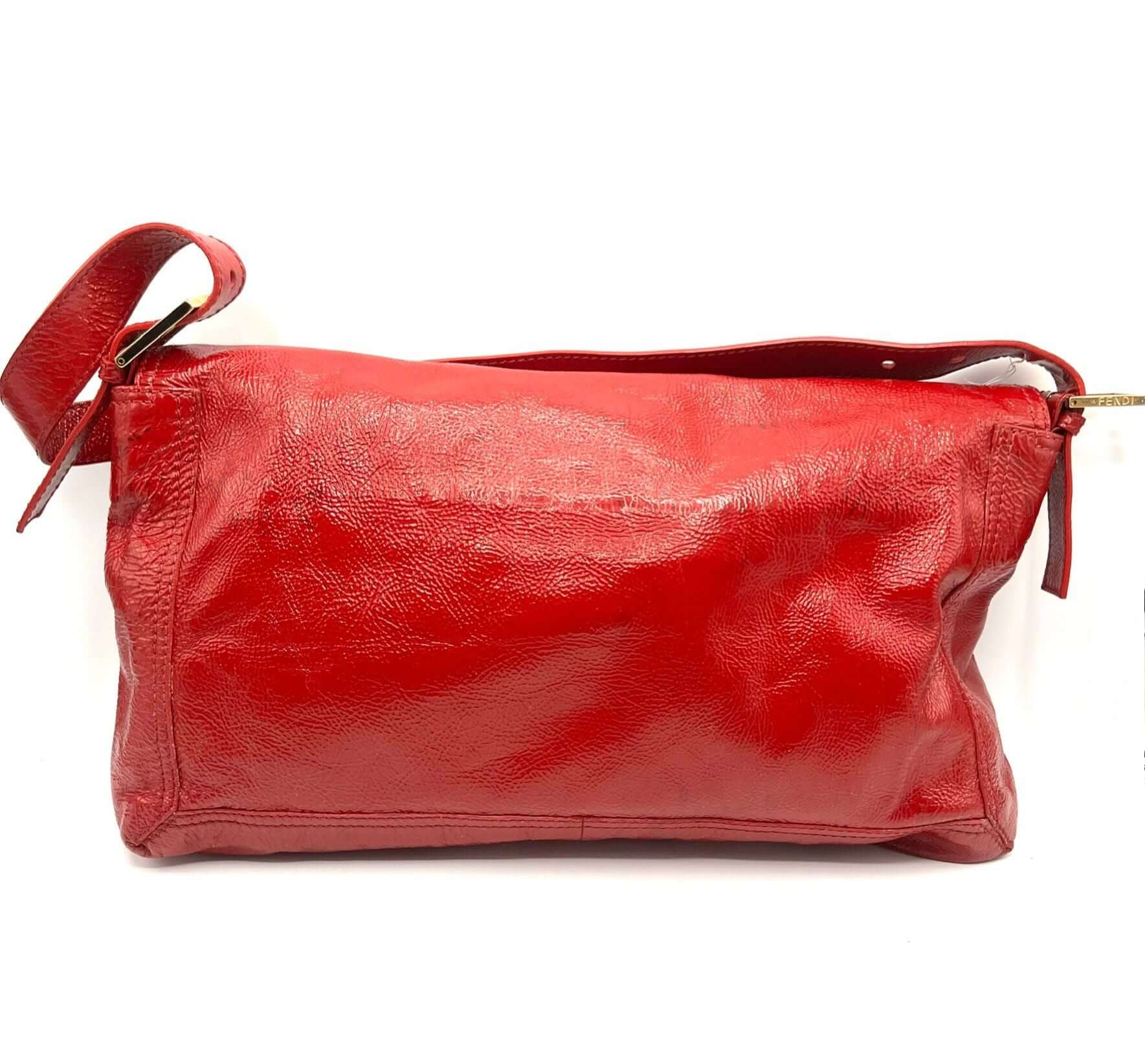 Bolso segunda mano Jumbo baguette de Fendi rojo