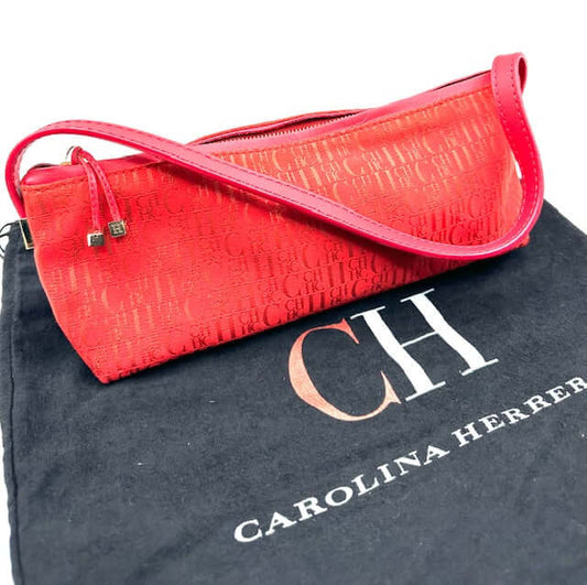 Bolso segunda mano Bolso Carolina Herrera en lona roja