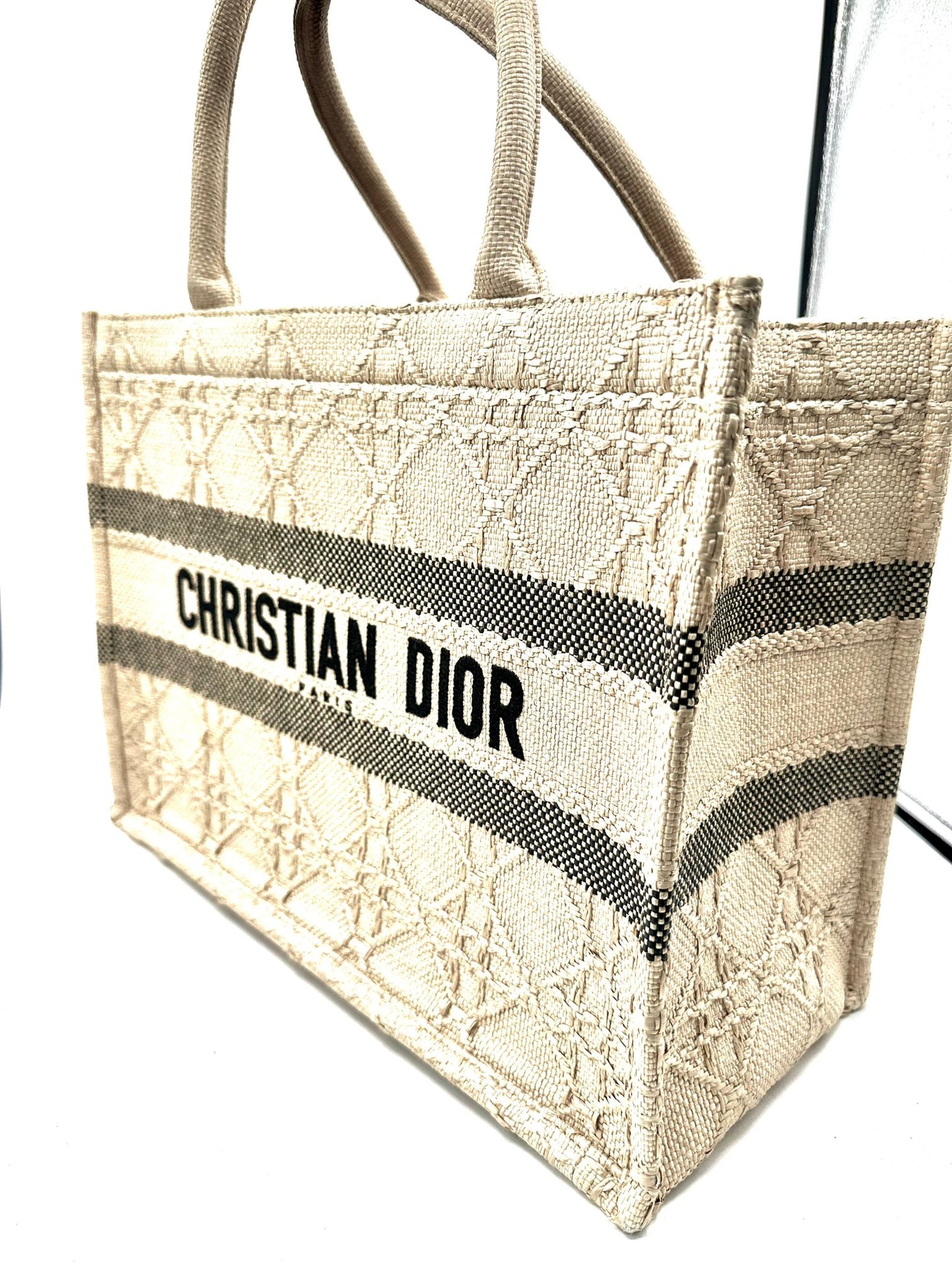 Bolso segunda mano Dior book tote beige